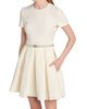 Versace Women's Wool Crepe Belted Minidress - 6