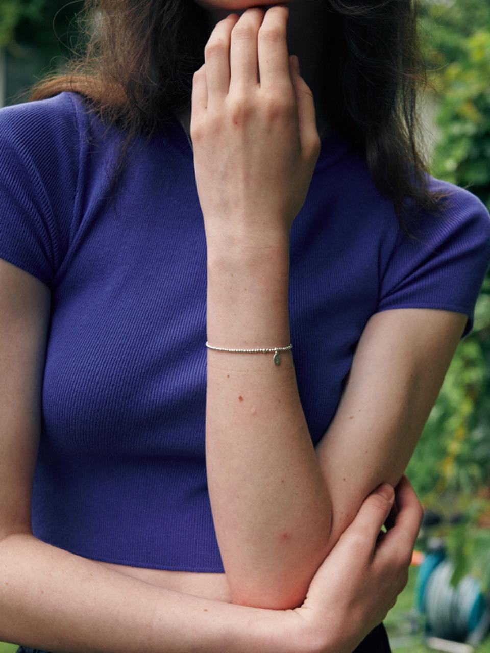 verte 925 Silver Mini Ball Bracelet