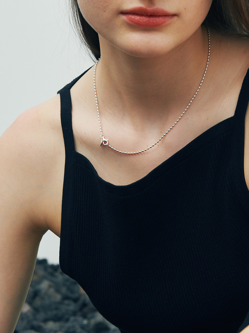 verte [925 Silver] Un.Silver.101 / Mini Rizi Necklace