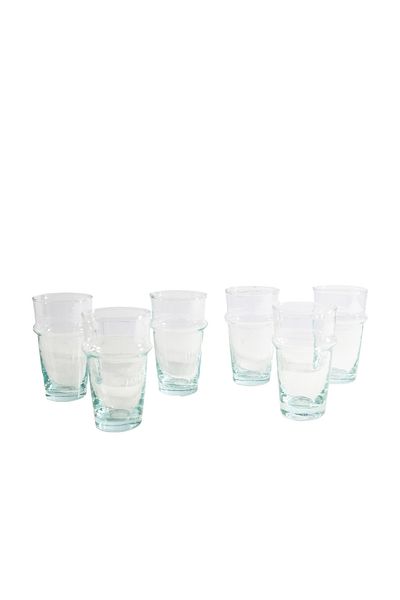 Verve Culture Verve Culture Moroccan Beldi Glassware Set Of 6