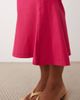 Vesper Vesper Petite bengaline sleeveless square neck fishtail midi dress in pink - 3