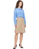 VETEMENTS VETEMENTS Beige Open Back Trench Midi Skirt - 5
