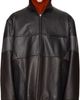 VETEMENTS VETEMENTS Black & Brown Cut-Up Leather Jacket - 1