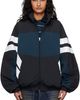 VETEMENTS VETEMENTS Black & Navy Taped Track Jacket - 1