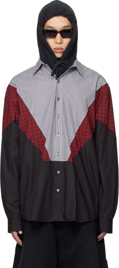 Vetements Black &Amp; Red Tracksuit Shirt