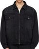 VETEMENTS VETEMENTS Black Appliqué Biker Crosses Zip Denim Jacket - 1