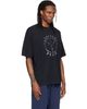 VETEMENTS VETEMENTS Black 'Artificial Peace' Oversized T-shirt - 2