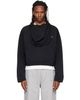 VETEMENTS VETEMENTS Black Athletic Logo Hoodie - 1