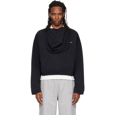 VETEMENTS VETEMENTS Black Athletic Logo Hoodie
