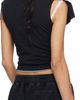 VETEMENTS VETEMENTS Black Biker Cross Logo Front Sleeve T-shirt - 3