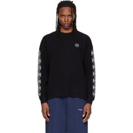 VETEMENTS VETEMENTS Black Biker Cross Logo Longsleeve T-shirt