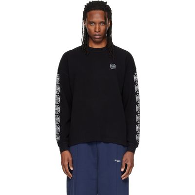 VETEMENTS VETEMENTS Black Biker Cross Logo Longsleeve T-shirt
