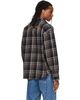 VETEMENTS VETEMENTS Black Biker Cross Logo Zip Up Shirt - 3