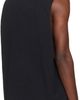 VETEMENTS VETEMENTS Black Biker Logo Leather Cross Interlock Tank Top - 3