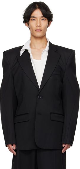 VETEMENTS VETEMENTS Black Biker Tailored Blazer