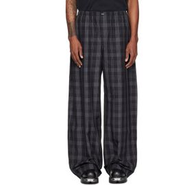 VETEMENTS VETEMENTS Black Check Pyjama Pants