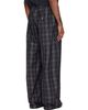 VETEMENTS VETEMENTS Black Check Pyjama Pants - 3