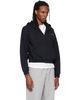 VETEMENTS VETEMENTS Black Classic Logo Fitted Zip Up Hoodie - 2