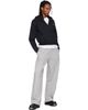 VETEMENTS VETEMENTS Black Classic Logo Fitted Zip Up Hoodie - 4