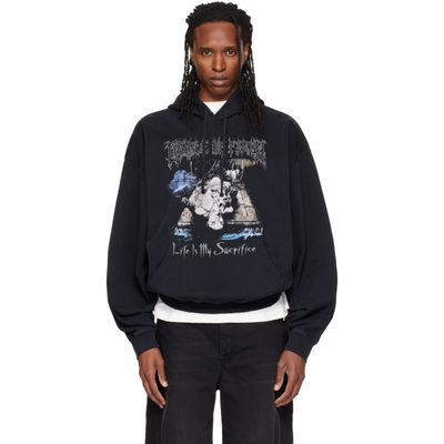 VETEMENTS VETEMENTS Black Cradle of Filth Edition 'Sacrifice' Hoodie