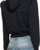 VETEMENTS VETEMENTS Black Cradle of Filth Logo Extreme Shoulder Hoodie - 3