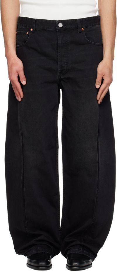 VETEMENTS VETEMENTS Black Cut Cross Jeans