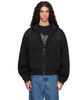 VETEMENTS VETEMENTS Black Denim Workwear Bomber Jacket - 1