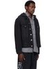 VETEMENTS VETEMENTS Black Detachable Hood Denim Jacket - 2