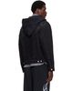 VETEMENTS VETEMENTS Black Detachable Hood Denim Jacket - 3