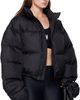 VETEMENTS VETEMENTS Black Double Logo Boxy Down Jacket - 2