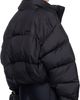 VETEMENTS VETEMENTS Black Double Logo Boxy Down Jacket - 3