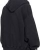 VETEMENTS VETEMENTS Black Embroidered Biker Cross Sleeves Zip-Up Hoodie - 3