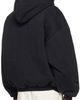 VETEMENTS VETEMENTS Black Embroidered Cross Padded Zip-Up Hoodie - 3