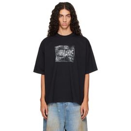 VETEMENTS VETEMENTS Black 'Explicit Language' Boxy T-shirt
