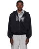 VETEMENTS VETEMENTS Black 'Explicit Language' Zip-Up Hoodie - 1