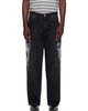 VETEMENTS VETEMENTS Black Graffiti Baggy Jeans - 1