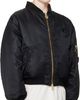 VETEMENTS VETEMENTS Black Leather Crosses Bomber Jacket - 2