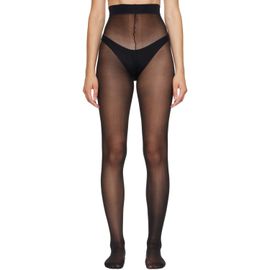VETEMENTS VETEMENTS Black Logo Push-Up Tights