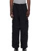 VETEMENTS VETEMENTS Black Merged Cargo Pants - 1