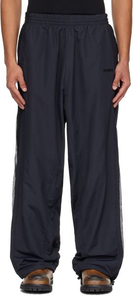 VETEMENTS VETEMENTS Black Mesh Panel Track Pants