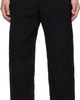 VETEMENTS VETEMENTS Black Metalized Wrinkled Tailored Trousers - 1