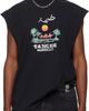 VETEMENTS VETEMENTS Black 'Morocco' Tourist Sleeveless Top - 1