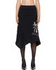 VETEMENTS VETEMENTS Black Motörhead Edition Upside-Down Midi Skirt - 1