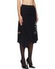 VETEMENTS VETEMENTS Black Motörhead Edition Upside-Down Midi Skirt - 2