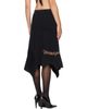 VETEMENTS VETEMENTS Black Motörhead Edition Upside-Down Midi Skirt - 3