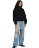VETEMENTS VETEMENTS Black Out Fleece Jacket - 4