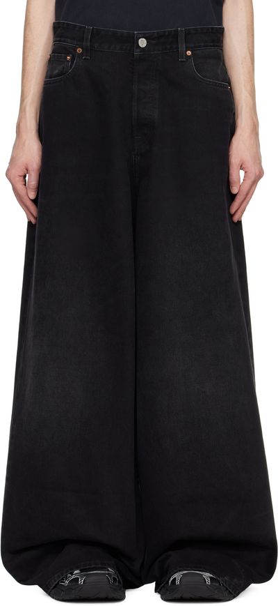 VETEMENTS VETEMENTS Black Oversized Baggy Jeans