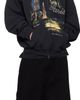 VETEMENTS VETEMENTS Black 'Paris' Tourist Zip-Up Hoodie - 4