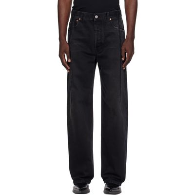 VETEMENTS VETEMENTS Black Pinched Cut-Up Jeans