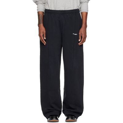 VETEMENTS VETEMENTS Black Pinched Cut Up Sweatpants
